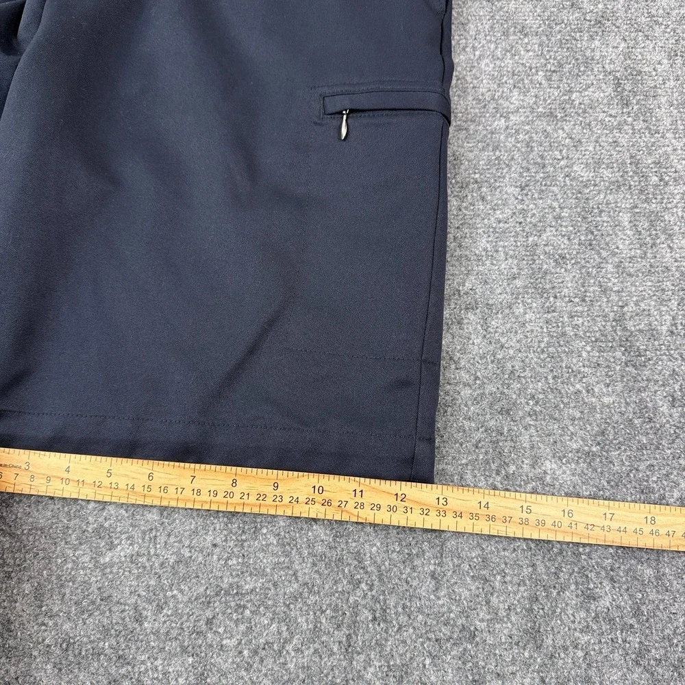 IZOD Golf Shorts Mens 36 Navy Blue Cargo XFG Performance Classic Zip Pocket